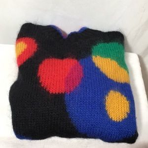 Studio Michelle Stuart black 50 percent mohair oversized sweater size Medium